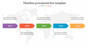 Use Timeline PowerPoint Free Template Presentation