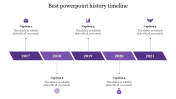 Best PowerPoint History Timeline Template Slide Design
