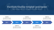 Editable Facebook Timeline Template For PowerPoint