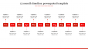 12 Month Timeline Google Slides and PowerPoint Template