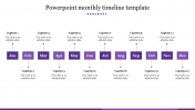 PowerPoint Monthly Timeline Template and Google Slides