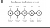 Download Unlimited Insert Project Timeline in PowerPoint Slide