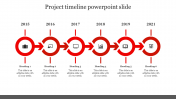 Creative Project Timeline PowerPoint Slide Template