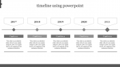 Stunning Timeline Using PowerPoint Presentation