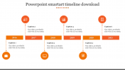 PowerPoint SmartArt Timeline Download Google Slides