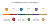 Use Simple Timeline Template PowerPoint Presentation