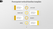PowerPoint Vertical Timeline Template Slide Design