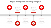 Attractive Project Management Timeline PowerPoint