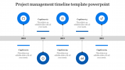 Stunning Project Management Timeline Template PowerPoint