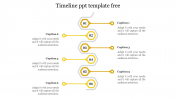 Our Predesigned Timeline PPT Template Free With Six Nodes