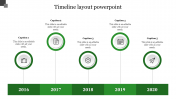 Timeline Layout PowerPoint Template Presentation