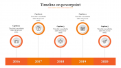 Amazing Timeline On PowerPoint 2016 Slide Templates