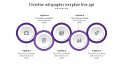 Stunning Timeline Infographic Template Free PPT Slides