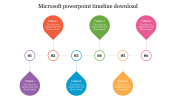 Microsoft PowerPoint Timeline Download With Six Node