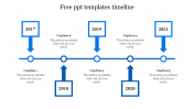 Innovative Free PPT Templates Timeline With Five Nodes