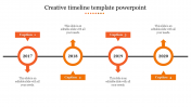 Creative Timeline Template PowerPoint Presentation