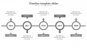 Use Timeline Template Slides With Five Nodes Model