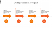Creating A Timeline In PowerPoint With Four Node