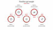 Attractive Timeline PPT Sample For Presentation PowerPoint