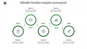 Editable Timeline Template PowerPoint Slide Design