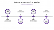 Our Predesigned Business Strategy Timeline Template