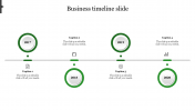 Example Business Timeline Slide PowerPoint Presentation