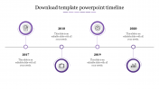 Download Template PowerPoint Timeline Presentation Slides