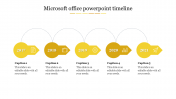 Use Microsoft Office PowerPoint Timeline Presentation