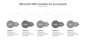 Affective Microsoft Office Timeline for PowerPoint