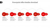 Attractive PowerPoint Office Timeline Download-6 Node