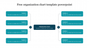 Amazing Free Organization Chart Template PowerPoint Slides