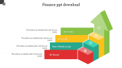 Ready To Use Finance PPT Download With Arrow Design