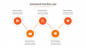 Attractive Animated Timeline PPT Slides Presentation