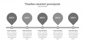 Editable Timeline SmartArt In PowerPoint Presentation
