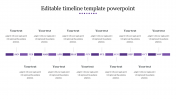 Editable Timeline Template PowerPoint  Presentation