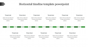 The Best Horizontal Timeline Template PowerPoint Slides