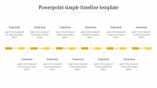 Download Unlimited PowerPoint Simple Timeline Template