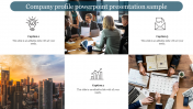 Get Company Profile PowerPoint Presentation Sample Slide