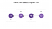 PowerPoint 2007 Timeline Templates Free 4-Node Design