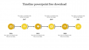 Editable Timeline PowerPoint Free Download Presentation