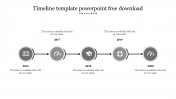 Best Timeline Template PowerPoint Free Download Presentation