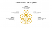 Attractive Free Marketing PPT Templates Slide