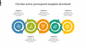 Best Circular Arrow PowerPoint Template Download