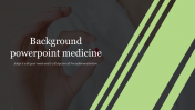 Elegant Background PowerPoint Medicine Slide Template