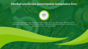 Editable Free Herbal Medicine PPT s & Google Slides