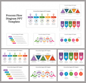 Process Flow Diagram PPT And Google Slides Templates