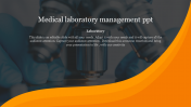 Creative Medical Laboratory Management PPT Template