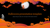 Halloween Presentation Template With Scary Graphics