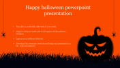 Attractive Happy Halloween PowerPoint Presentation Slide