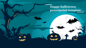 Happy Halloween PowerPoint Template For Presentation